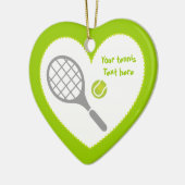 Tennisschläger Keramikornament (Links)