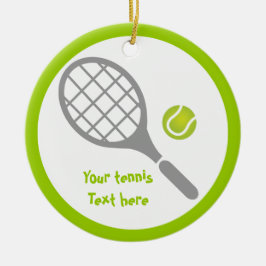 Tennisschläger Keramikornament