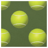 Tennisschläger mit grünem Stoffgewebe Stoff (Nahaufnahme)