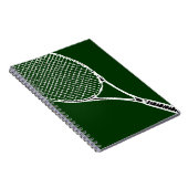 Tennisschläger Notizblock (Rechte Seite)