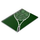 Tennisschläger Notizblock (Linke Seite)