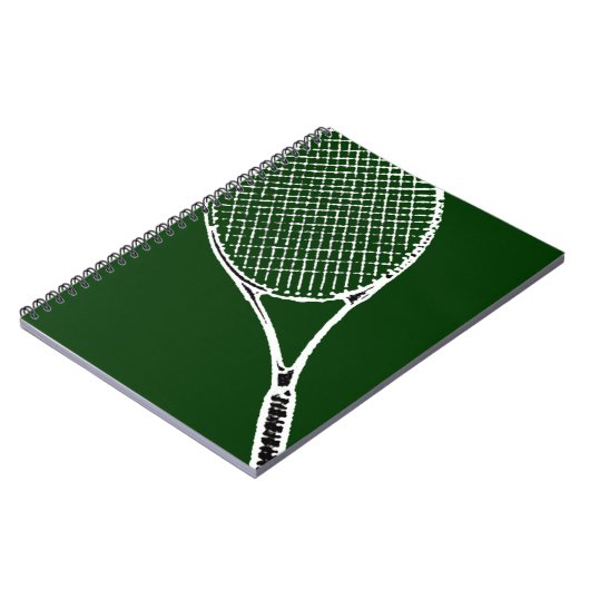 Tennisschläger Notizblock (Linke Seite)