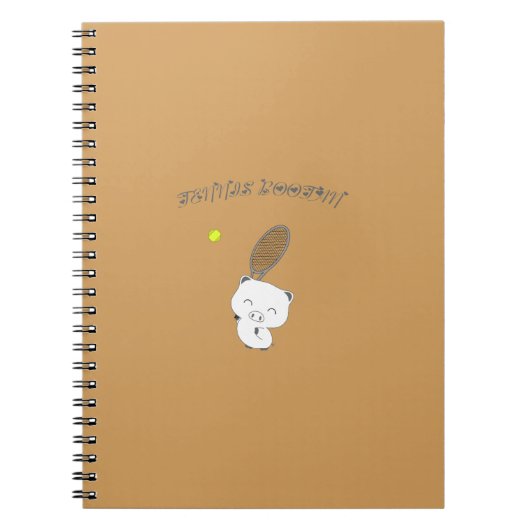 Tennisschläger Notizblock (Vorderseite)