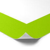 Tennisschläger Poster (Ecke)