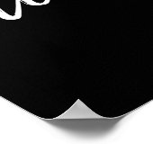 Tennisschläger. Poster (Ecke)