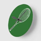 Tennisschläger Runde Wanduhr (Winkel)
