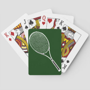 Tennisschläger Spielkarten