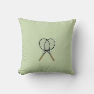 Tennisschläger Sportdesign Kissen