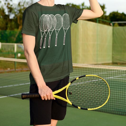 Tennisschläger T-Shirt