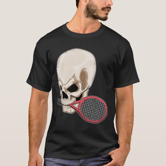Tennisschläger T-Shirt (Vorderseite)