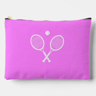 Tennisschläger und Ball Deep Pink Zubehörtasche