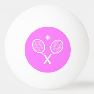 Tennisschläger und Ball Ping Pong Tischtennisball