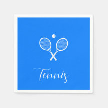 Tennisschläger und Ball Ultramarine Blue