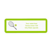 Tennisschläger- und -ballgewohnheit (Vorne)