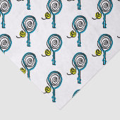 Tennisschläger und BallmusterSeidenpapier Seidenpapier (Ausschnitt)