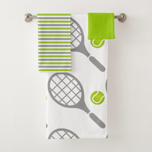 Tennisschläger und Handtuchhandtuch Set (Insitu)