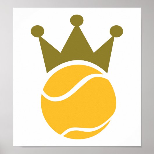 Tennissieger Poster (Vorne)