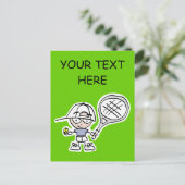 Tennisspenden & Karten für besondere Tennisspieler (Stehend Vorderseite)