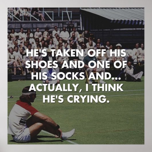 Tennisspiel richie tenenbaum poster (Vorne)