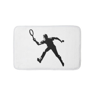 Tennisspieler Badematte