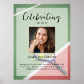 Tennisspieler, Beerdigung des Lebens Foto Beerdigu Poster (Vorne)