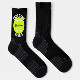 Tennisspieler Benutzerdefiniertes Team und Name Sp Socken