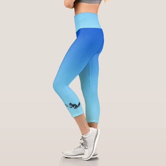 Tennisspieler Capri Leggings (Links)