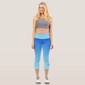 Tennisspieler Capri Leggings (Vorderseite)