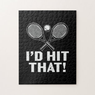 Tennisspieler Das würde ich treffen Puzzle
