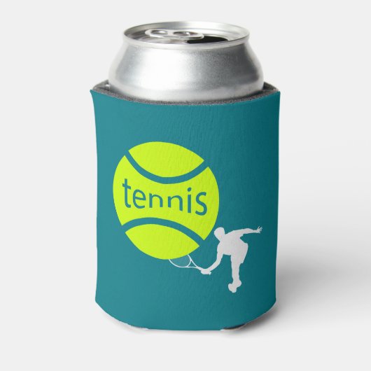 Tennisspieler Dosenkühler (Kanne Rückseite)