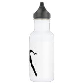 Tennisspieler Edelstahlflasche (Rechts)