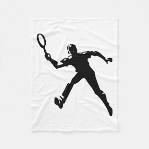Tennisspieler Fleecedecke
