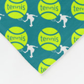 Tennisspieler Fleecedecke (Ecke)