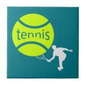 Tennisspieler Fliese (Vorderseite)