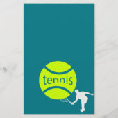 Tennisspieler Flyer (Hinten)