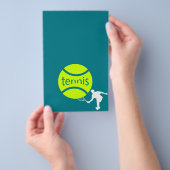 Tennisspieler Flyer (Handgriff)
