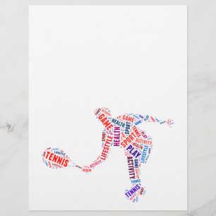 Tennisspieler Flyer