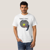Tennisspieler Funny Pelican, Mens Tshirt (Vorne ganz)