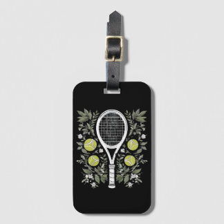 Tennisspieler Gepäckanhänger