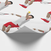 Tennisspieler Geschenkpapier