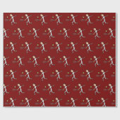 Tennisspieler Geschenkpapier (Flach)