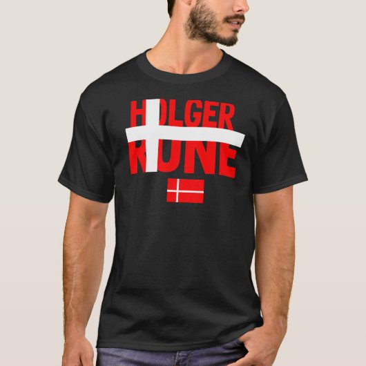 Tennisspieler - Holger Rune T-Shirt (Vorderseite)