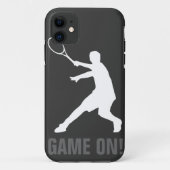 Tennisspieler iPhone Fallabdeckung Case-Mate iPhone Hülle (Rückseite)