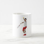 Tennisspieler Kaffeetasse (Mittel)