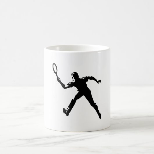 Tennisspieler Kaffeetasse (Mittel)