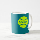 Tennisspieler Kaffeetasse (VorderseiteRechts)