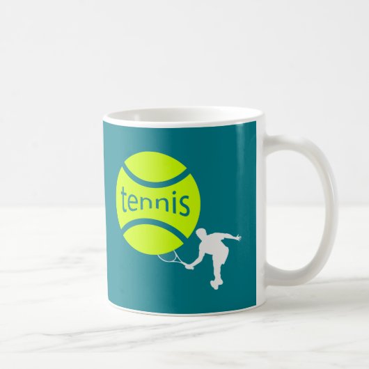 Tennisspieler Kaffeetasse (Rechts)
