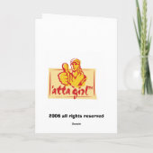 Tennisspieler Karte (Rückseite)