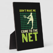 Tennisspieler | Lassen Sie mich nicht ins Netz kom Fotoplatte (Seite)