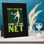 Tennisspieler | Lassen Sie mich nicht ins Netz kom Fotoplatte (Seite)